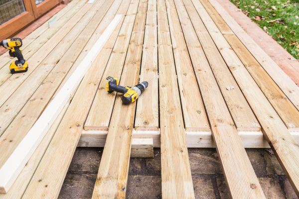 Damaged Deck Boards Repair in Stamford