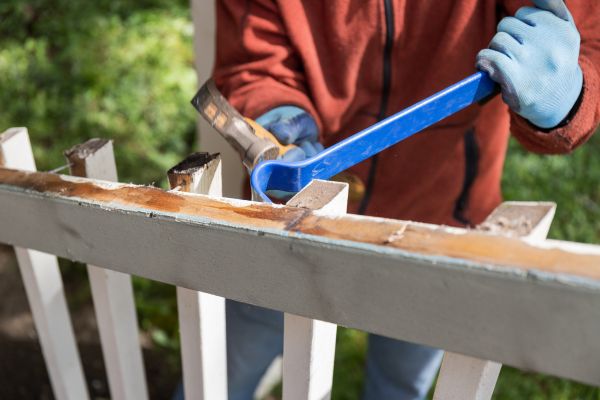 Deck Railing Replacement in Stamford