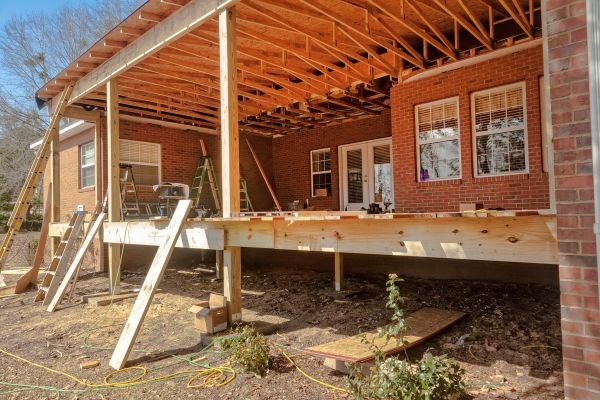 Porch Columns Installation in Stamford