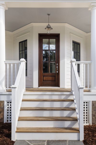 Stoop Railing Installation in Stamford