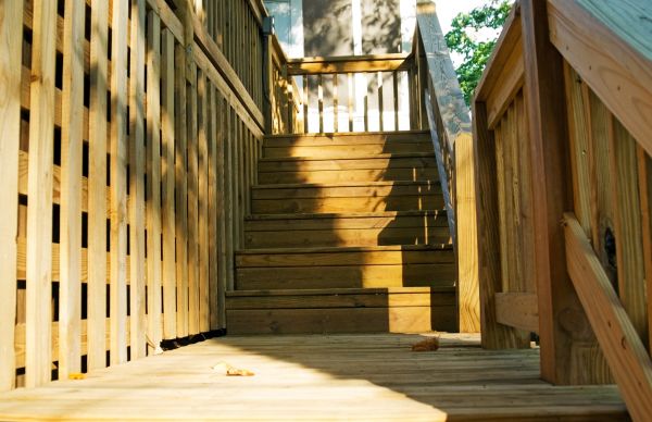 Deck Steps Replacement in Stamford