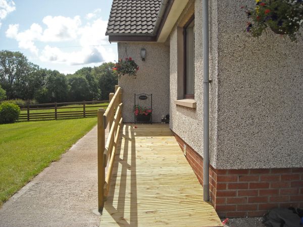Hardwood Ramp Installation in Stamford