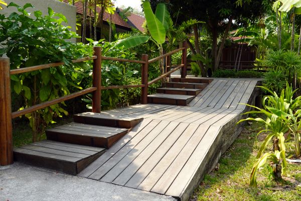 Wood Ramp Installation in Stamford
