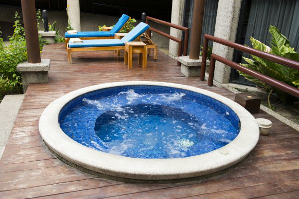 Hot Tub Deck Construction in Stamford