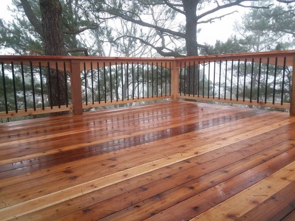 Cedar Deck Repair in Stamford