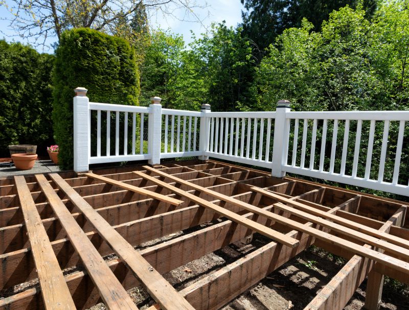 Ground Level Deck Construction